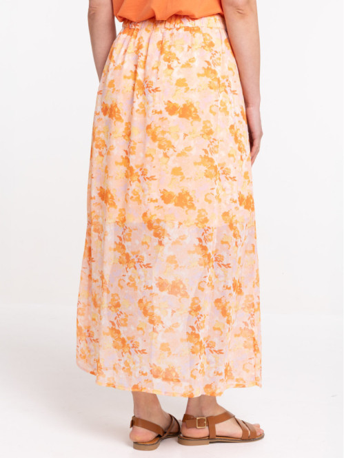 Jupe longue imprimée femme