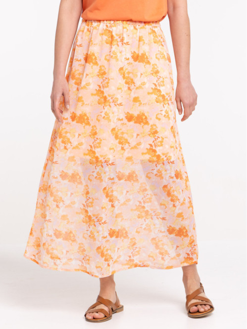 Jupe longue imprimée femme