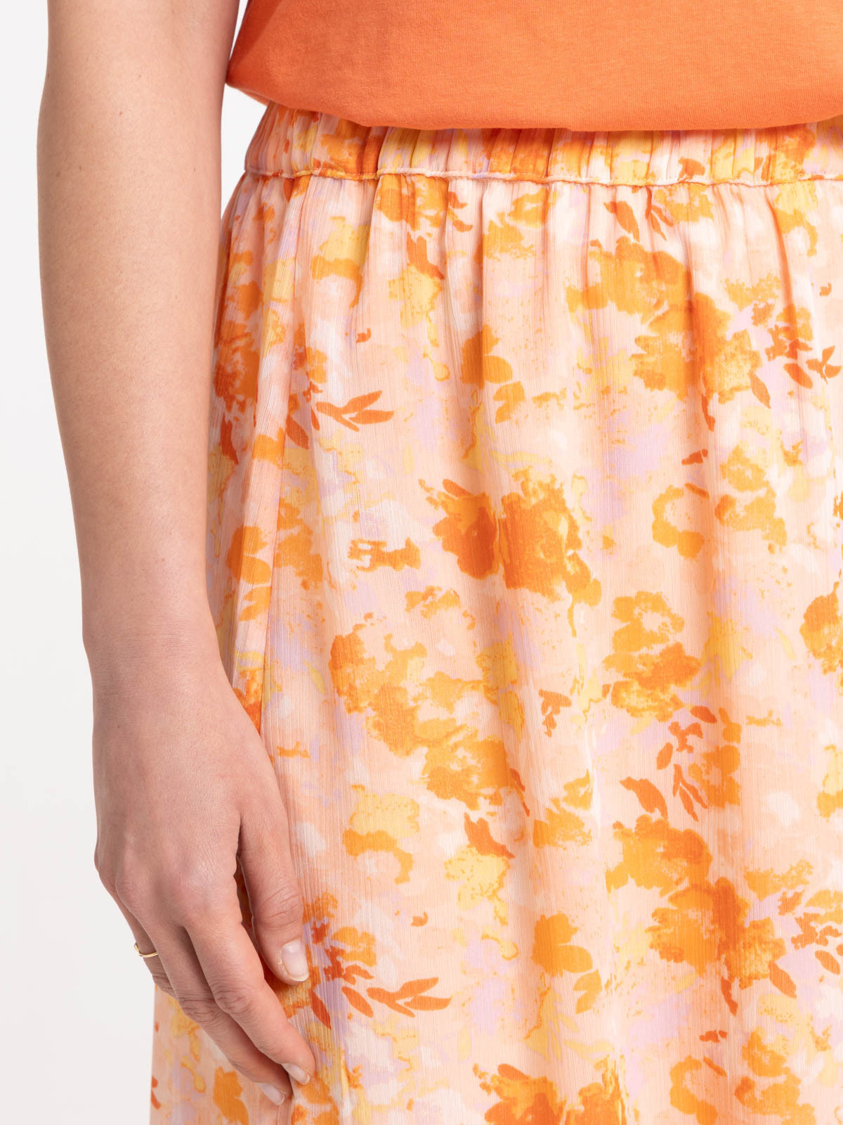 Jupe longue imprimée femme