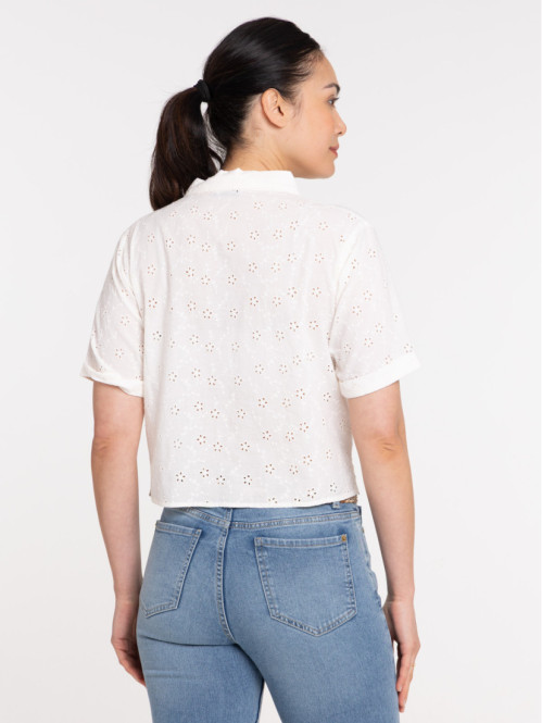 Chemise broderie anglaise...