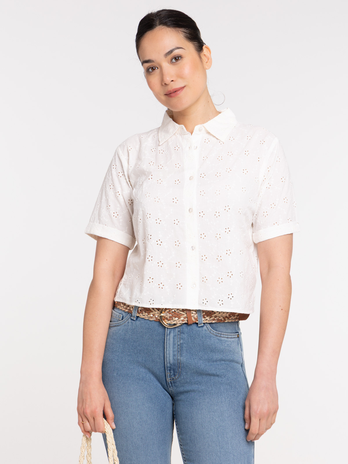 Chemise broderie anglaise femme Chemise broderie anglaise femme