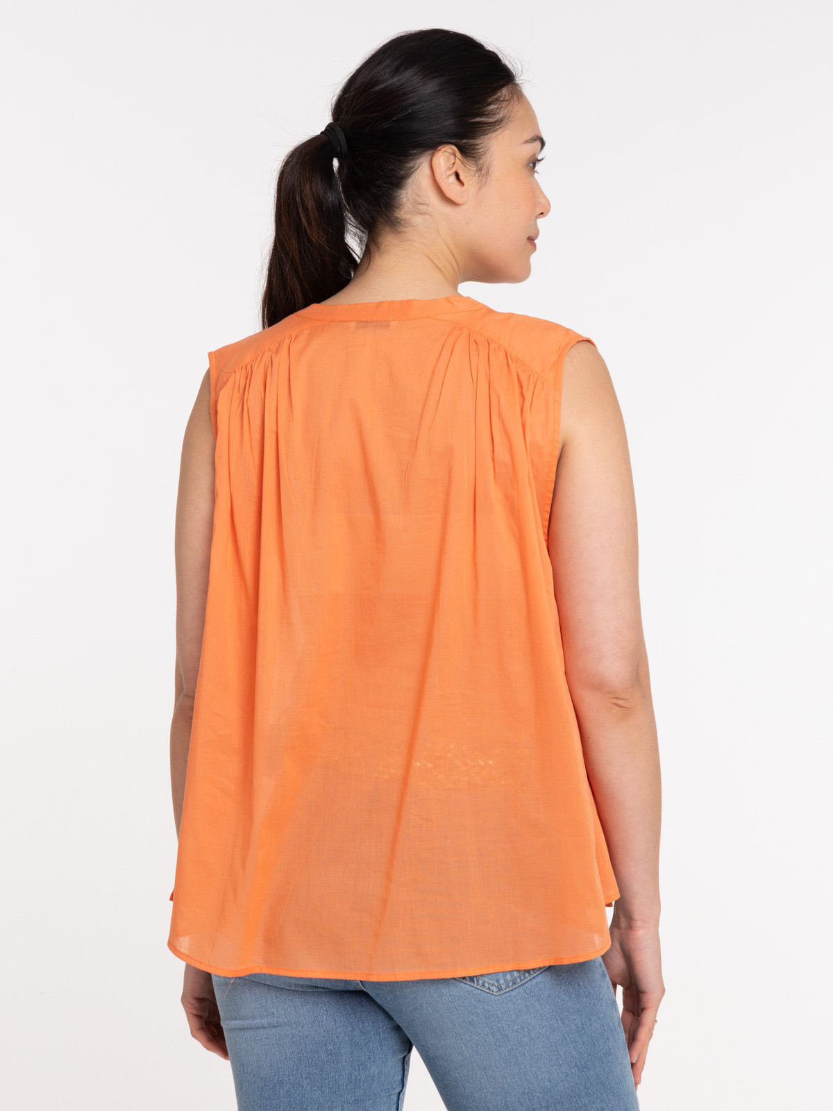 Chemise femme deep orange