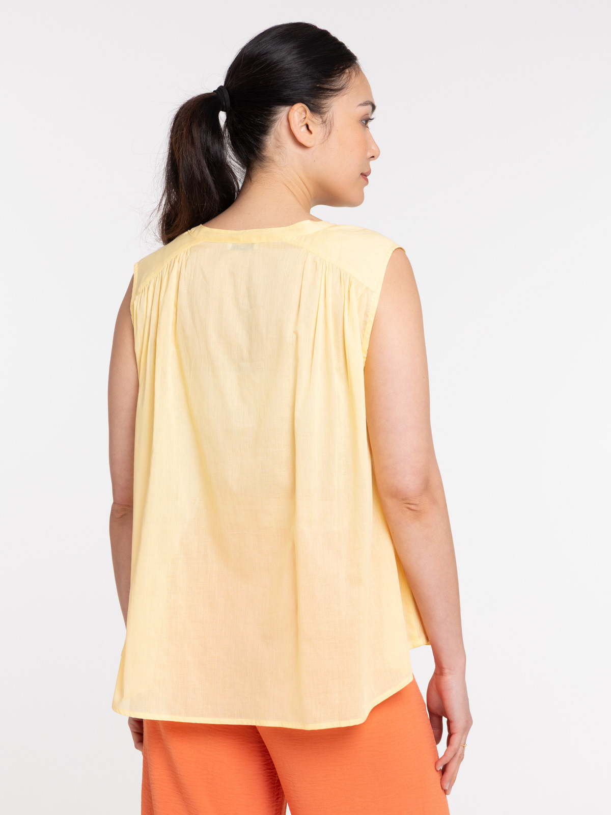 Chemise femme jaune summer