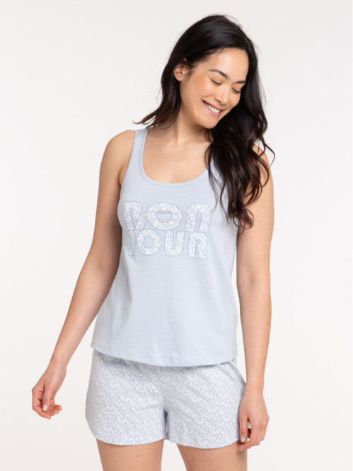 Pyjama court bonjour femme
