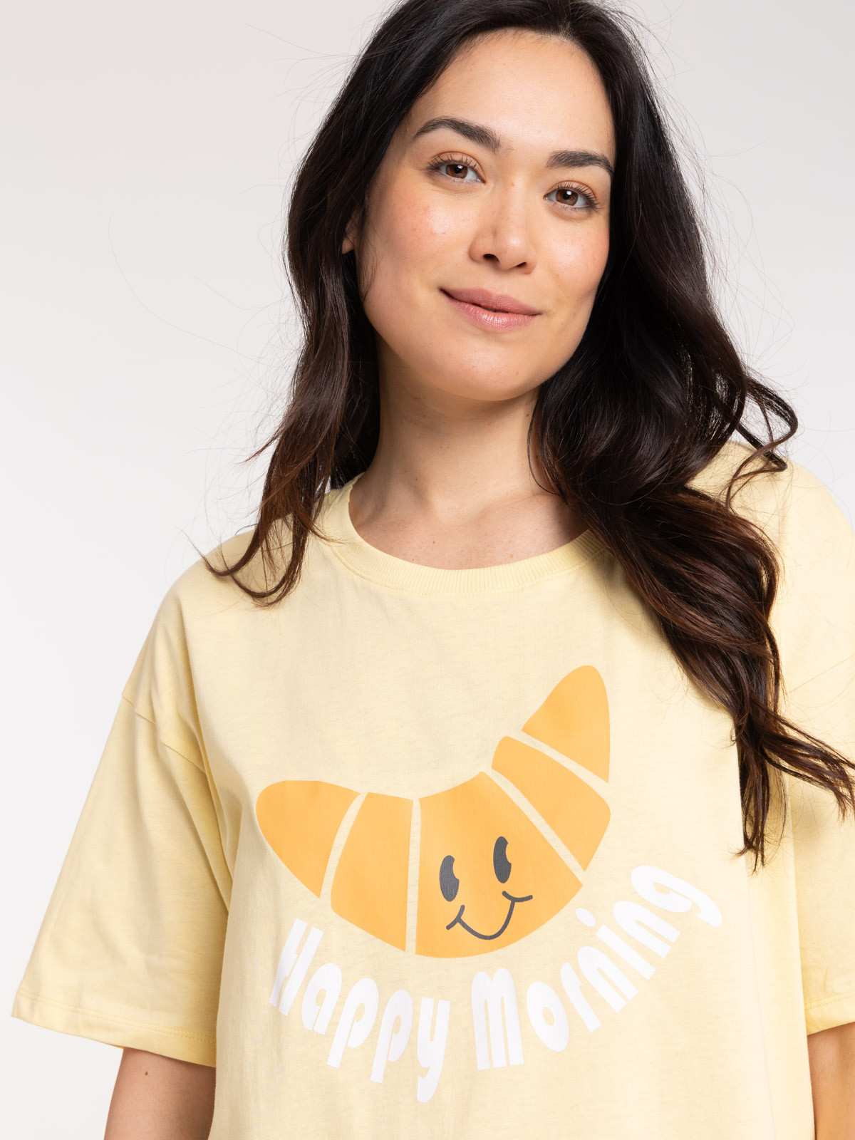 Pyjama court Happy morning femme Pyjama court Happy morning femme