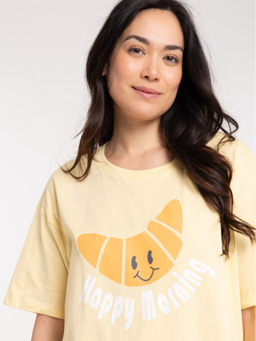 Pyjama court Happy morning...