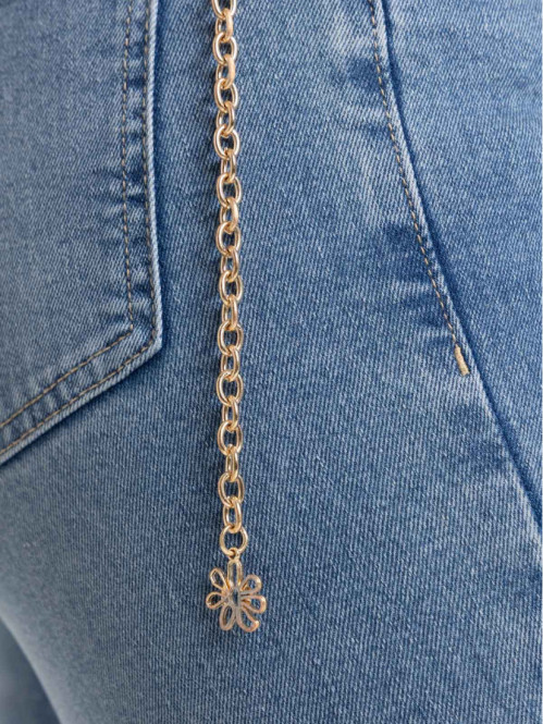 Ceinture motif fleur métal...