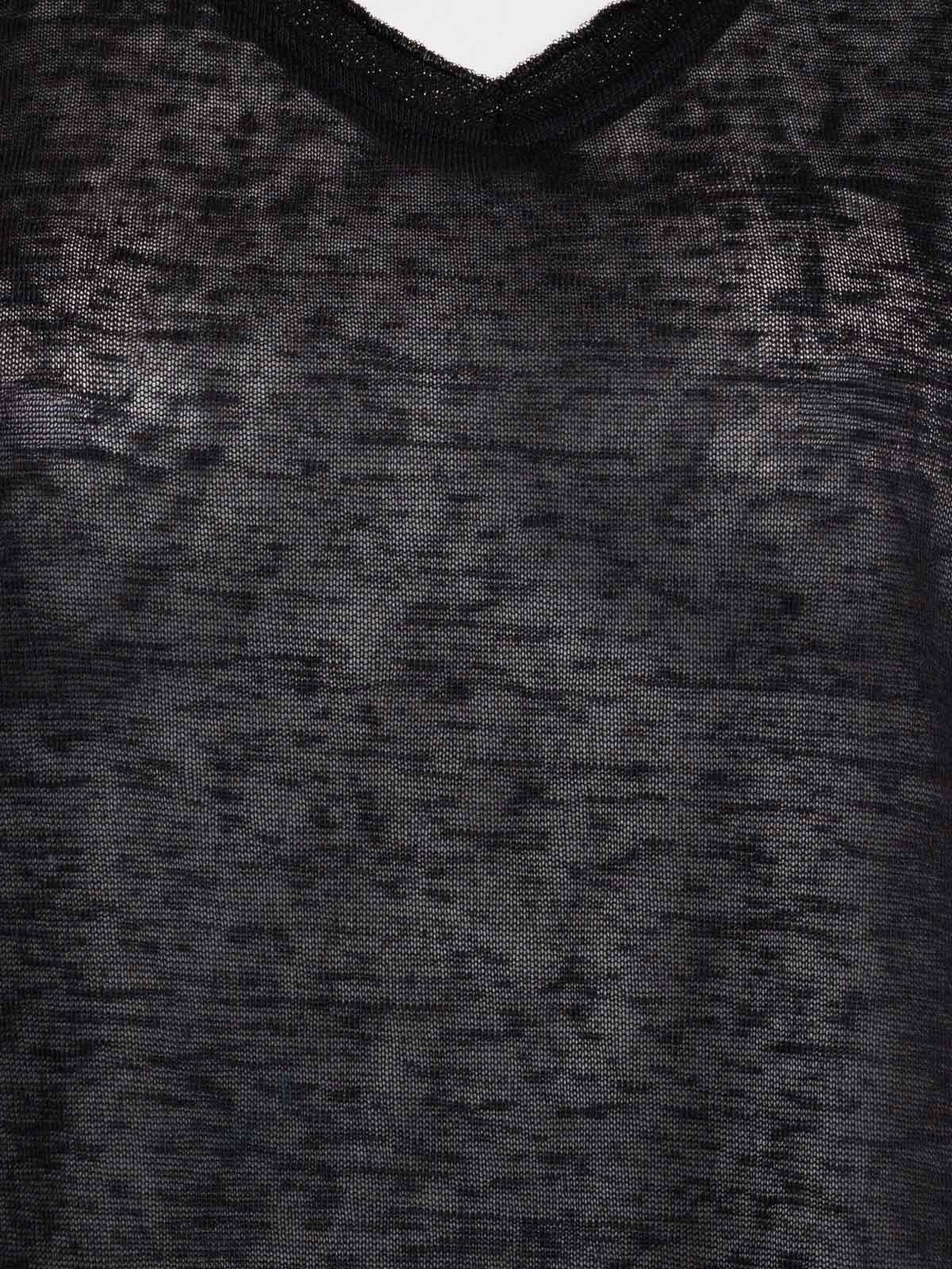 T-shirt col V noir grande taille femme T-shirt col V noir grande taille femme