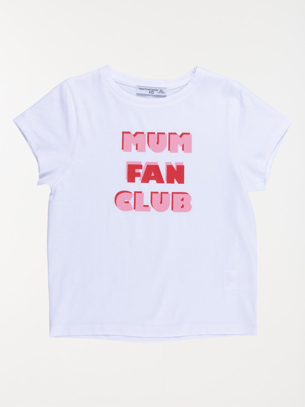 T-shirt Mum fan club fille (3-12A) T-shirt Mum fan club fille (3-12A)