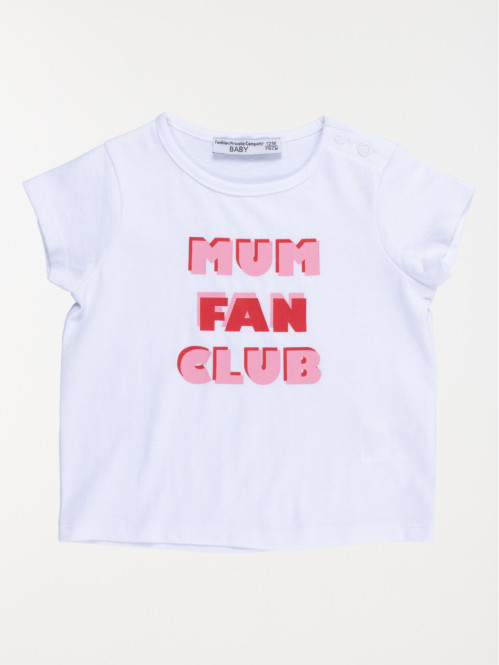 T-shirt mum fan club fille...