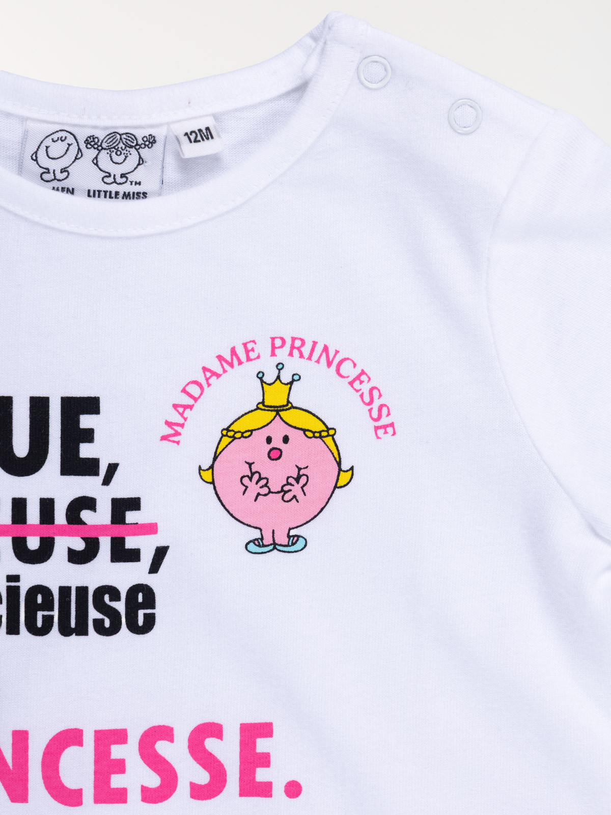 T-shirt Madame Princesse fille (3-36M) T-shirt Madame Princesse fille (3-36M)