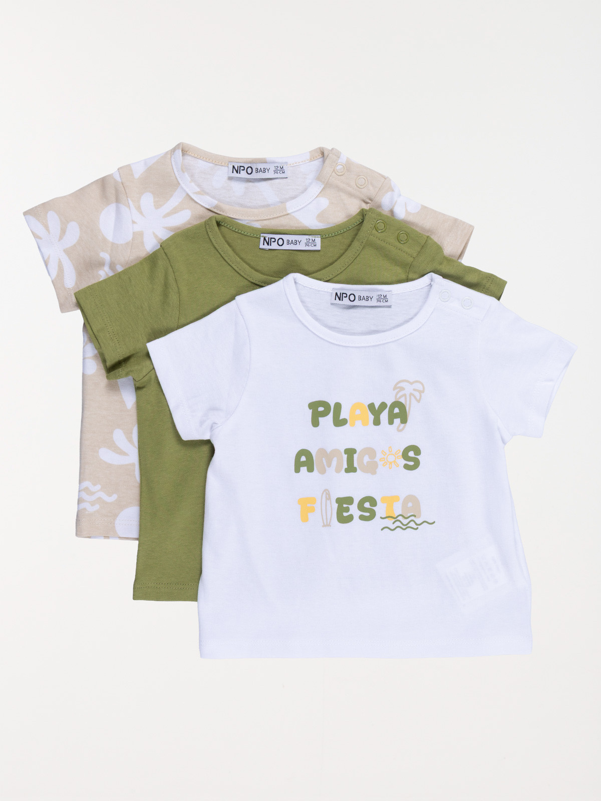 Lot de 3 T-shirts garçon (3-36M) Lot de 3 T-shirts garçon (3-36M)