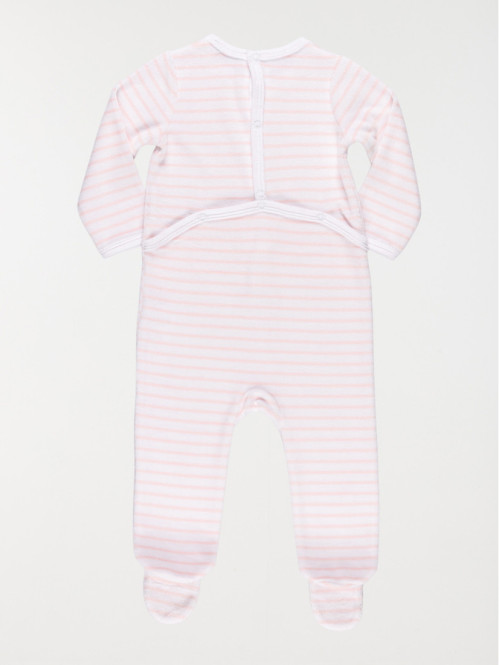 Dors bien rayé fille (3-24M)