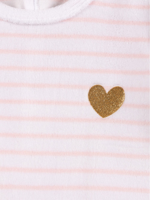 Dors bien rayé fille (3-24M)