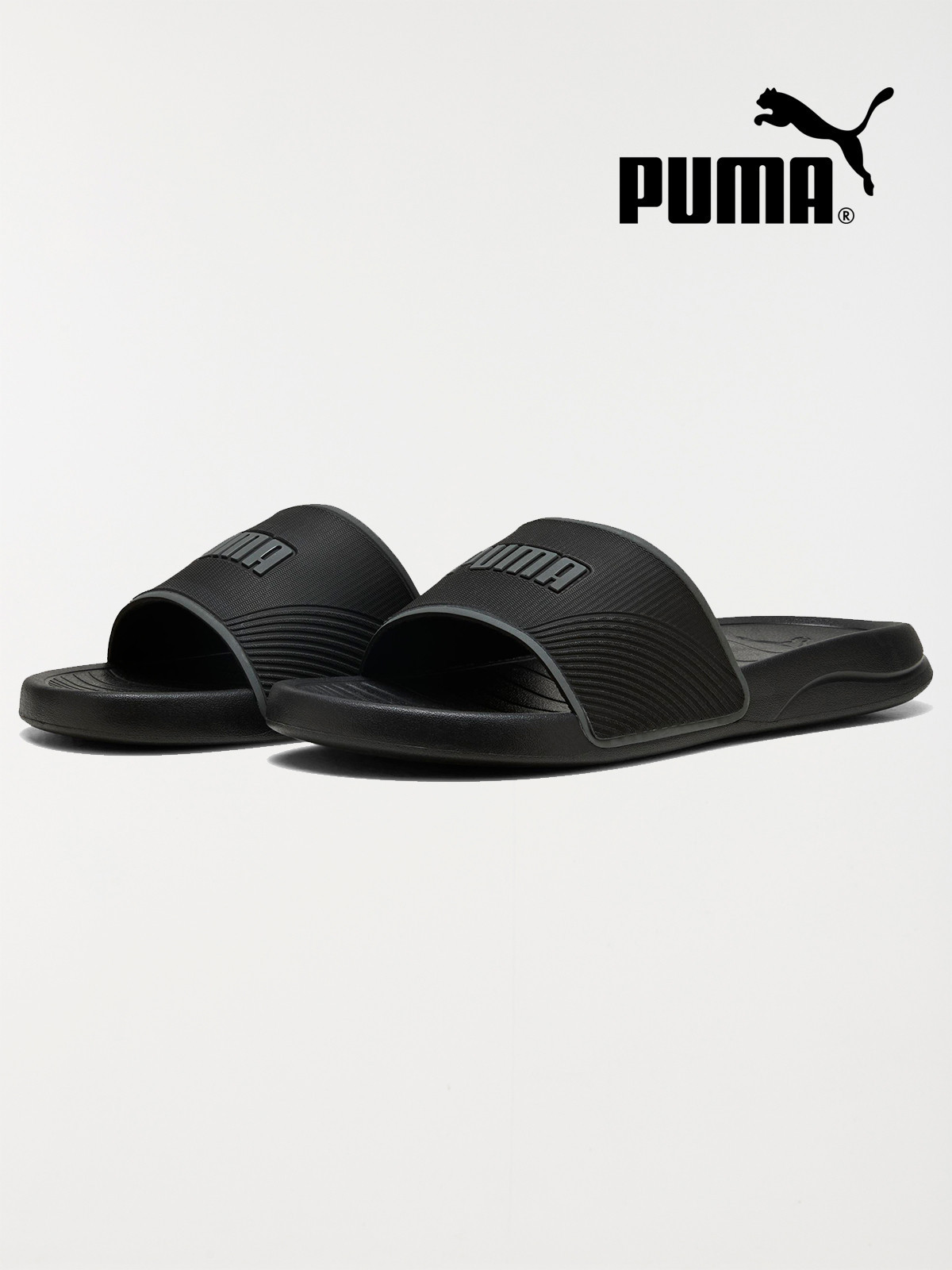 Claquette noire Puma homme (40-46) 