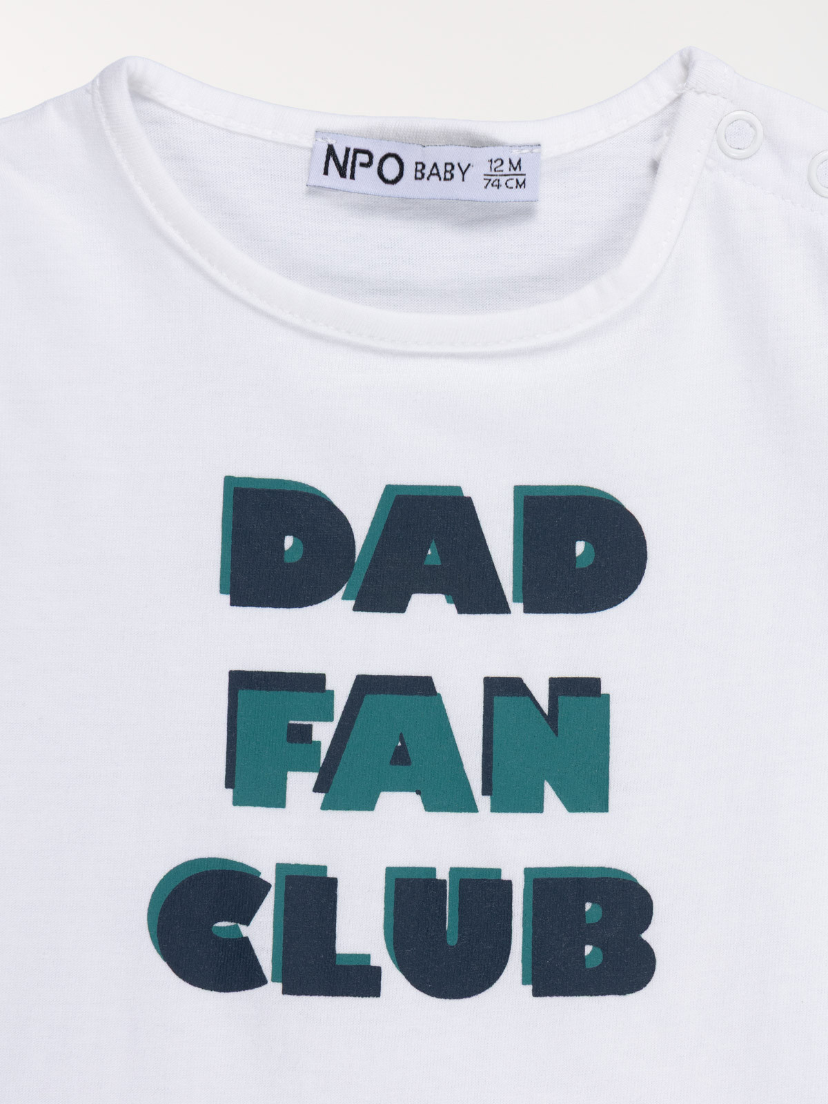 T-shirt dad fan club garçon (3-36M)