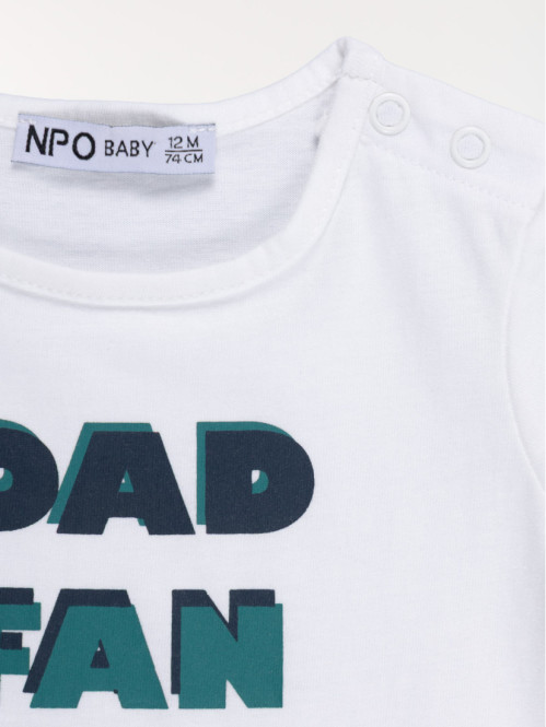 T-shirt dad fan club garçon...