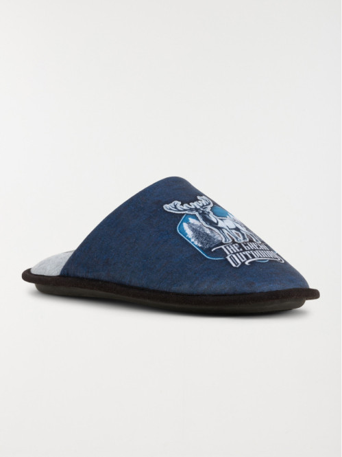 Chausson motif cerf homme (41-46)