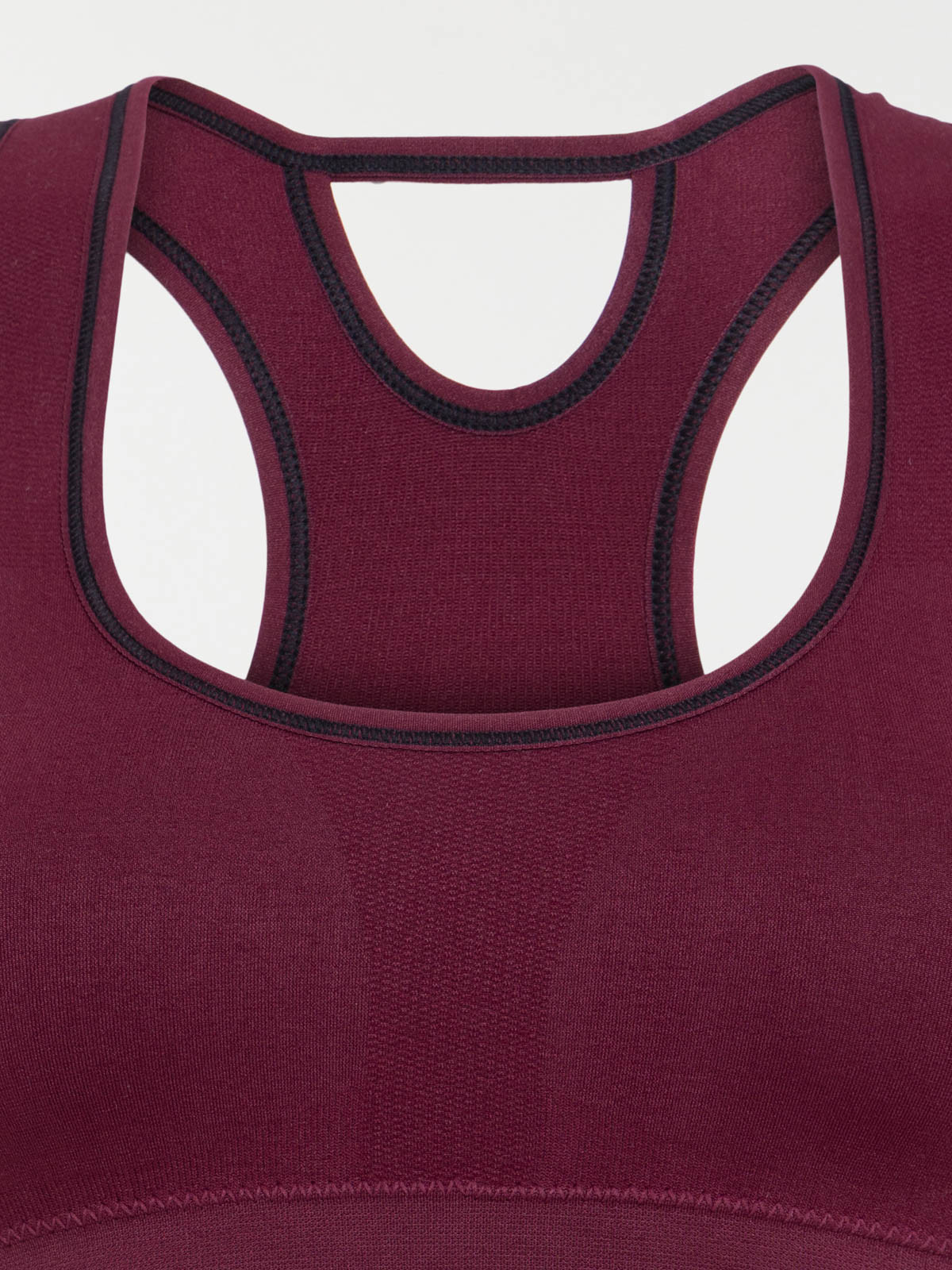 Brassière sport bordeaux foncé femme Brassière sport bordeaux foncé femme