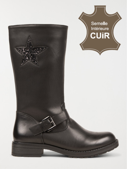 Bottes étoile pailleté fille (36-39)
