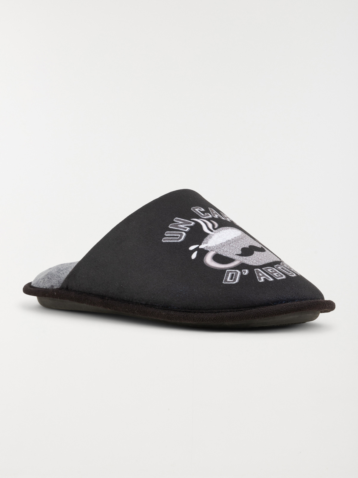 Chaussons message café homme (41-46) Chaussons message café homme (41-46)