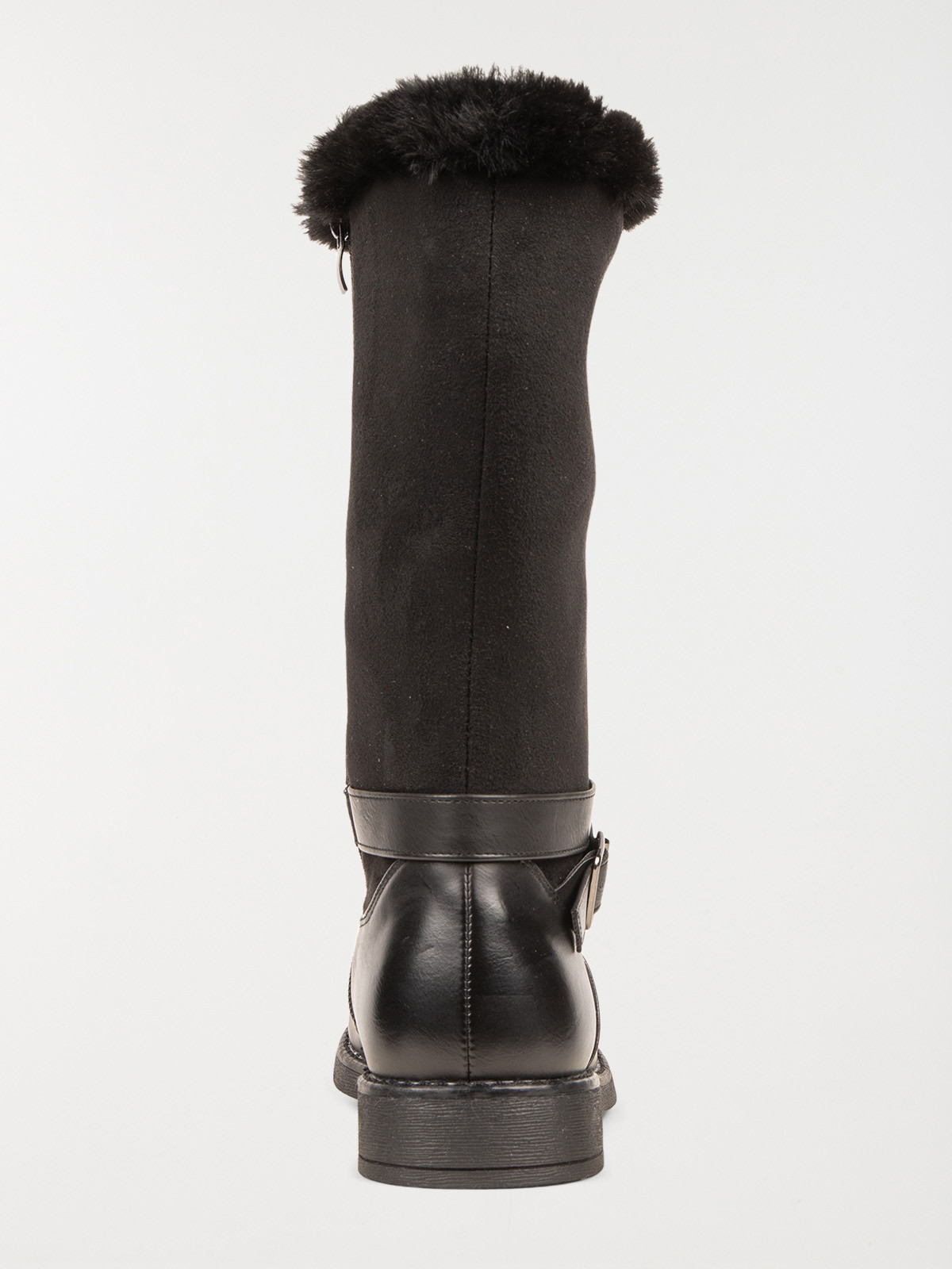 Bottes noires fourrées fille (31-35)
