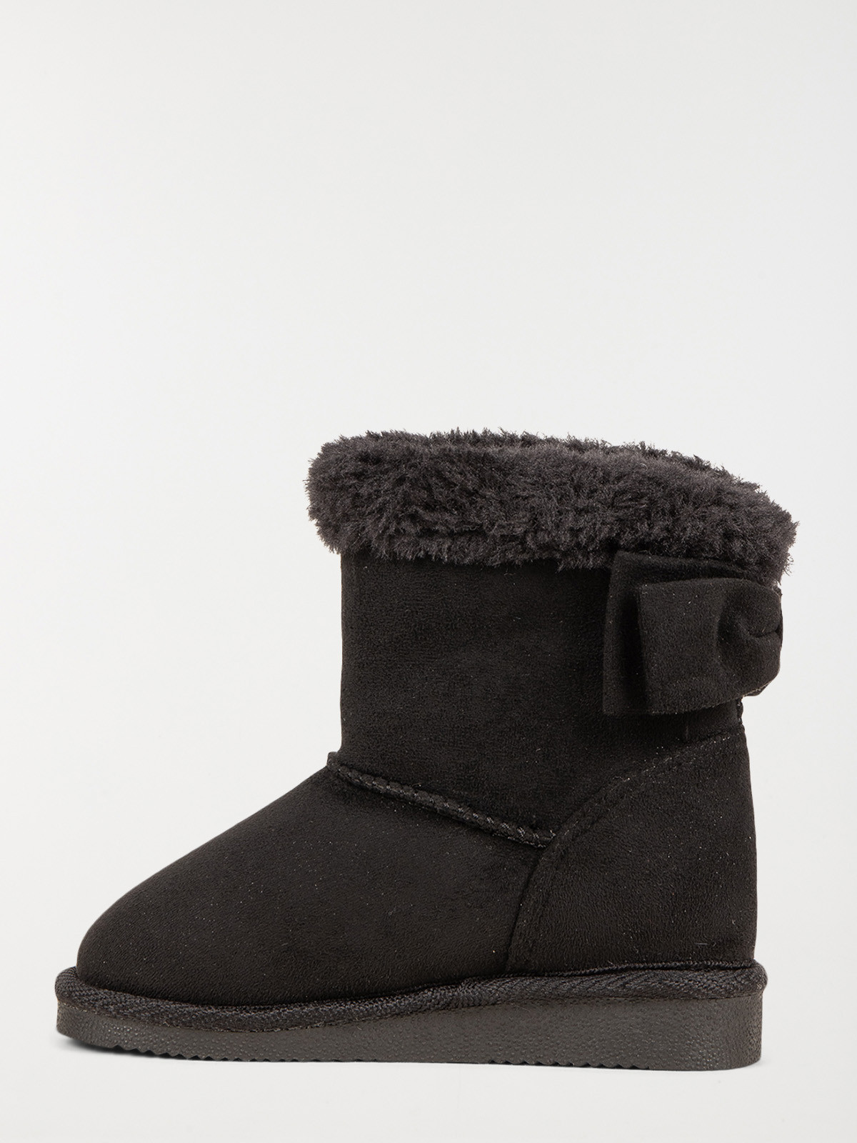 Bottines fourrées noires fille (25-30)
