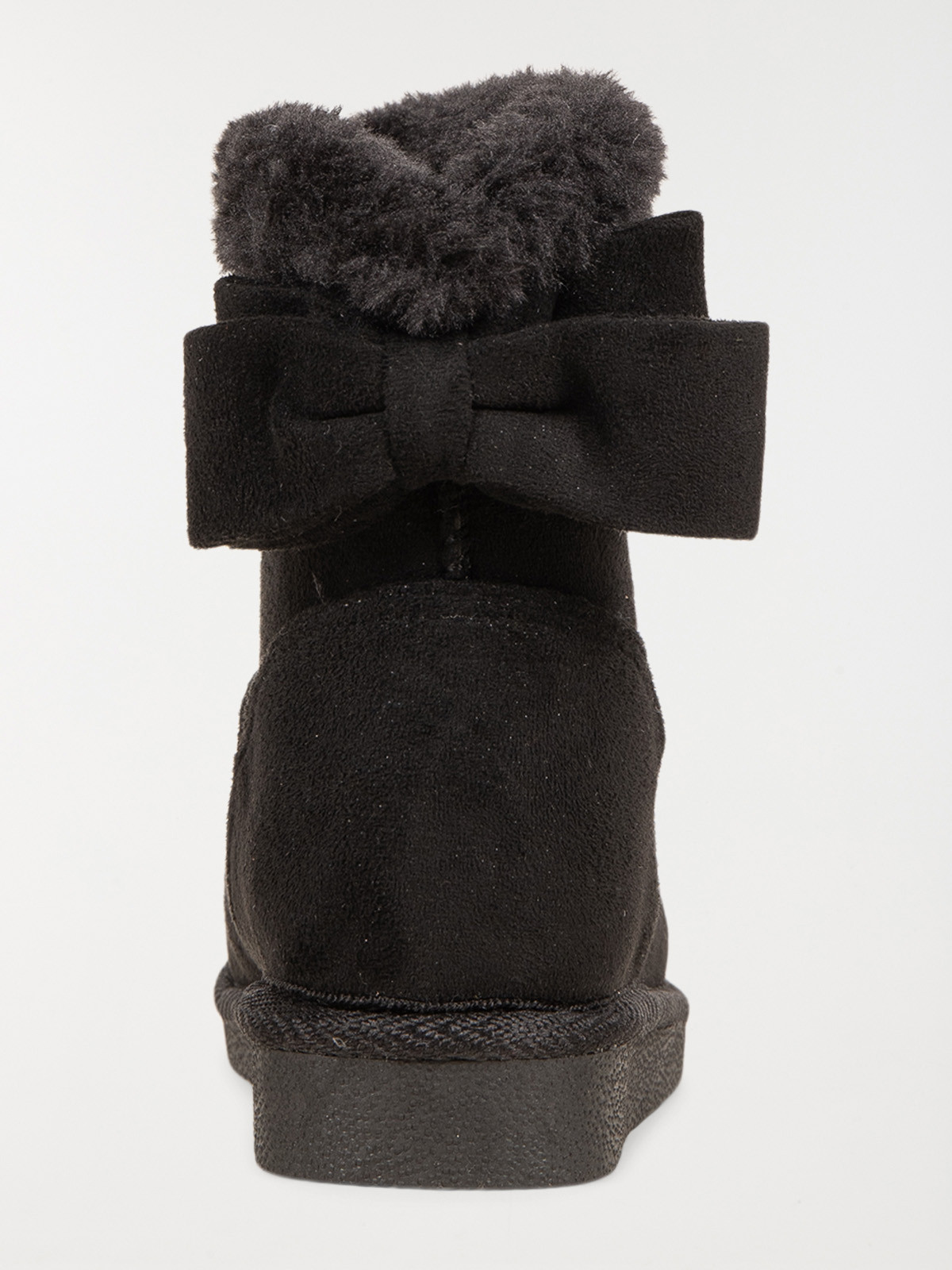 Bottines fourrées noires fille (25-30)