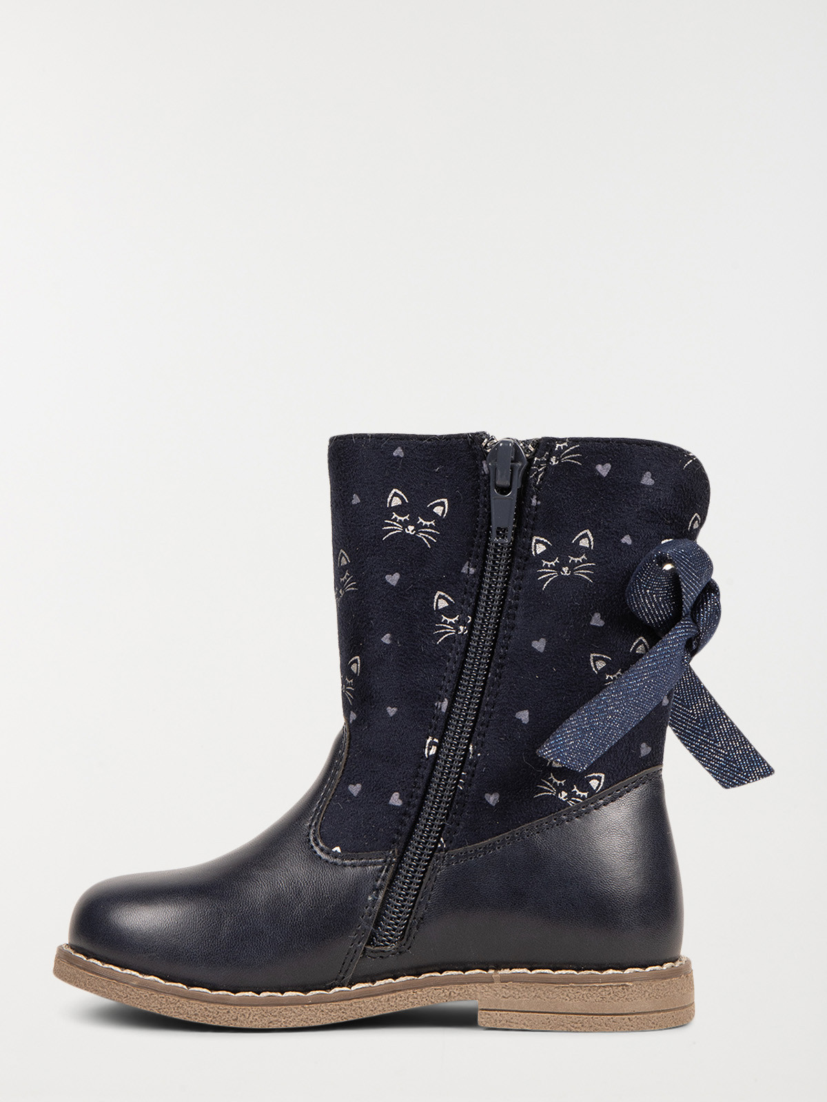 Bottines navy fourrées fille (24-30)