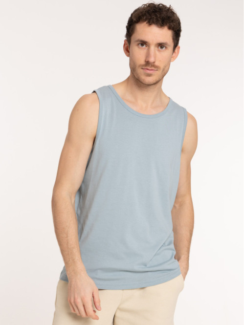  Débardeur basique ardoise clair homme