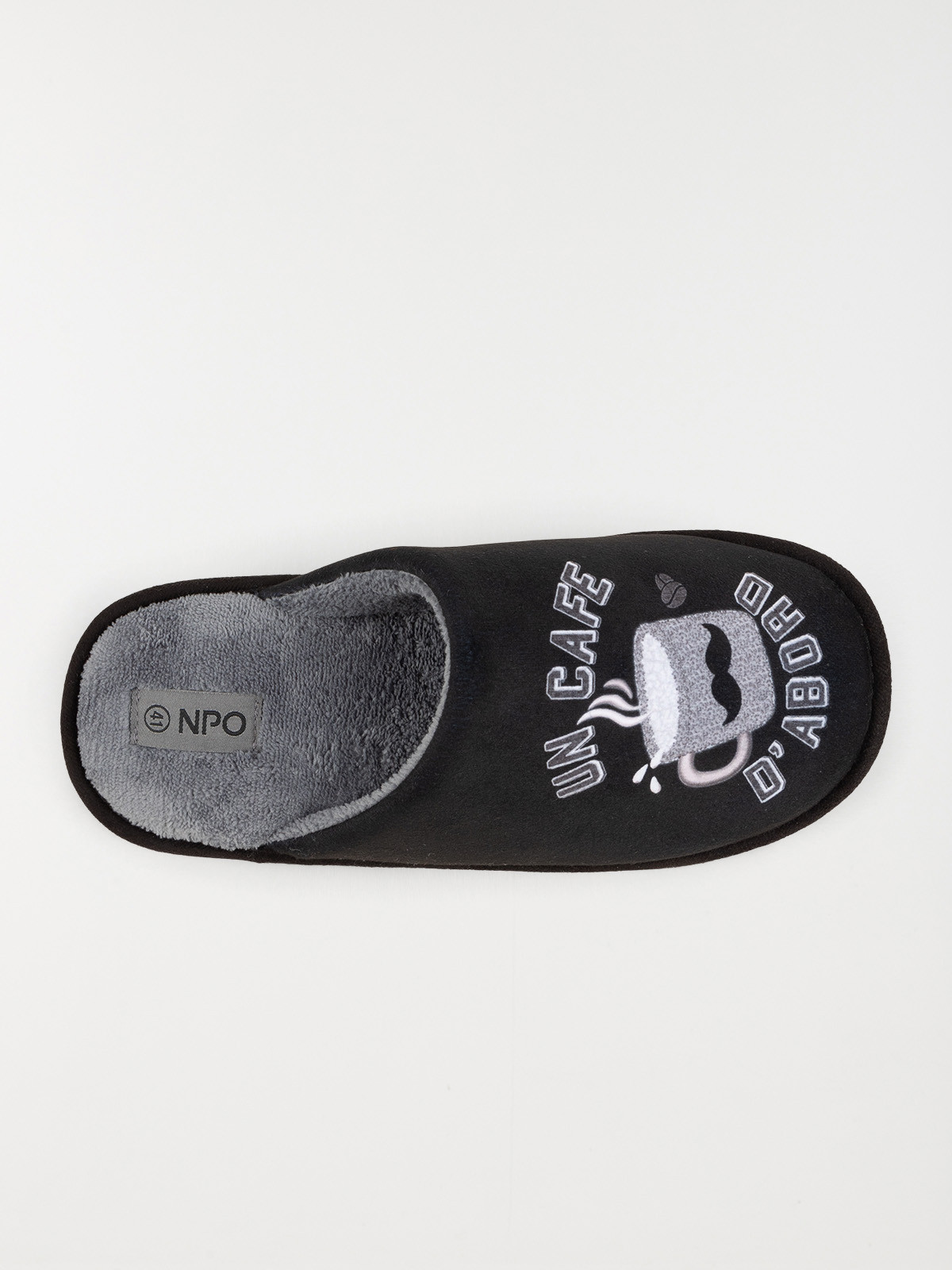 Chaussons message café homme (41-46) Chaussons message café homme (41-46)