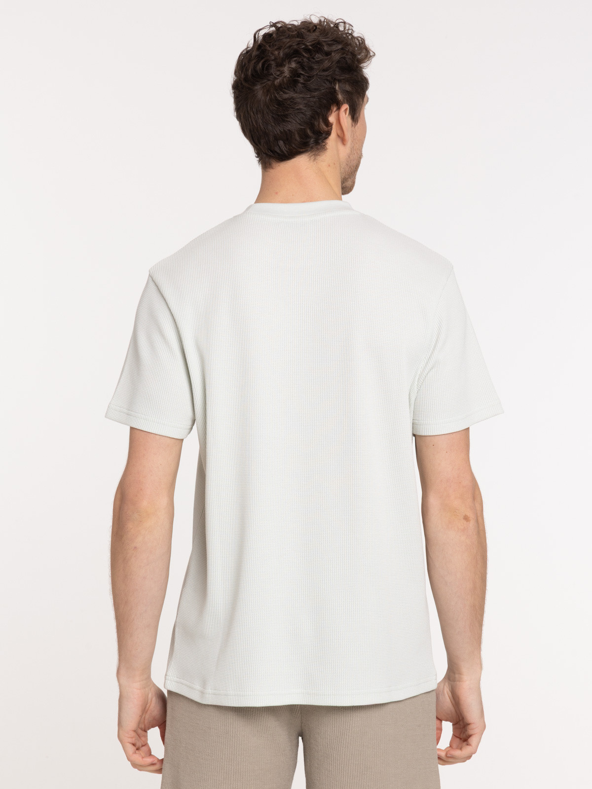 T-shirt uni silver light homme