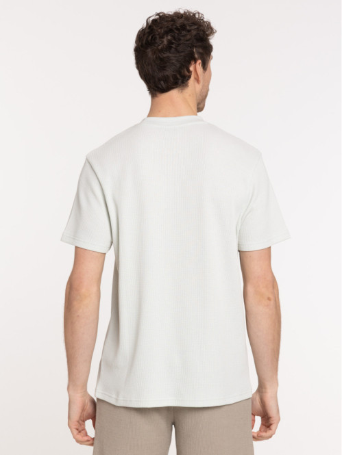 T-shirt uni silver light homme