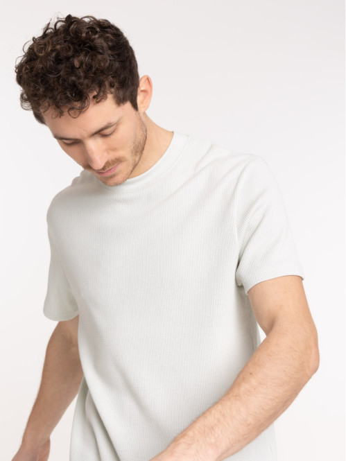 T-shirt uni silver light homme