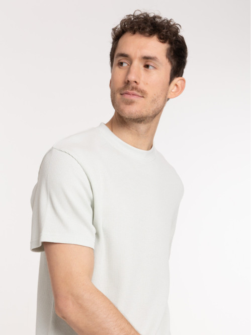 T-shirt uni silver light homme