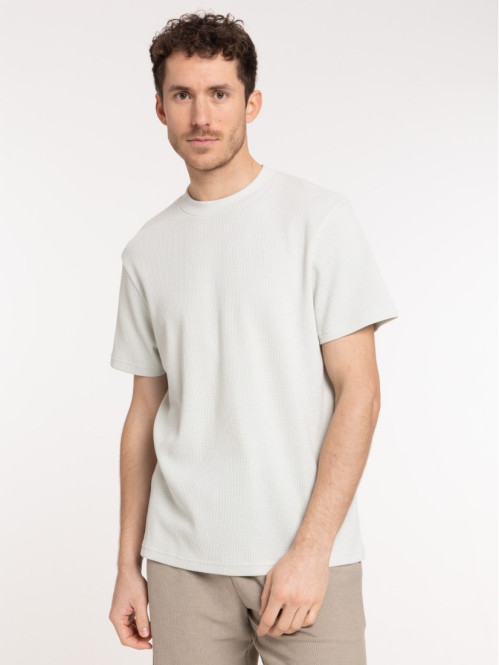 T-shirt uni silver light homme