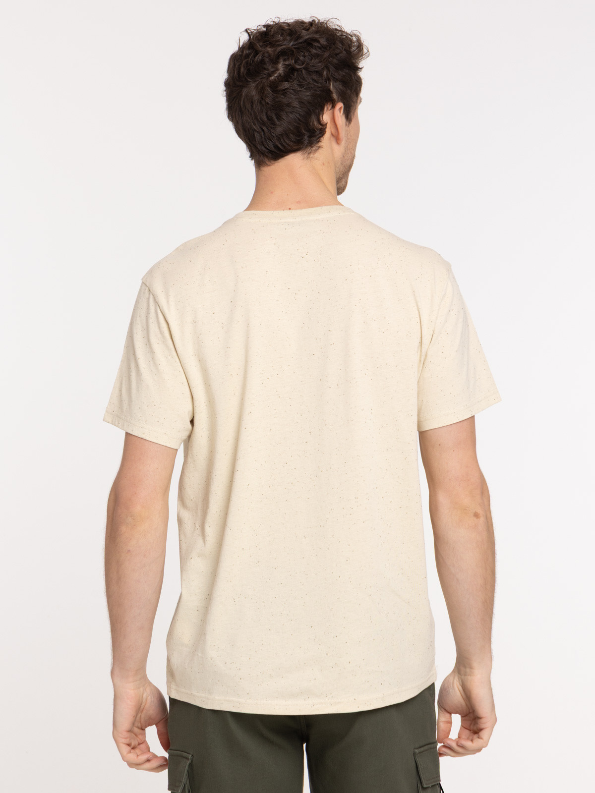 T-shirt col rond boutonné homme