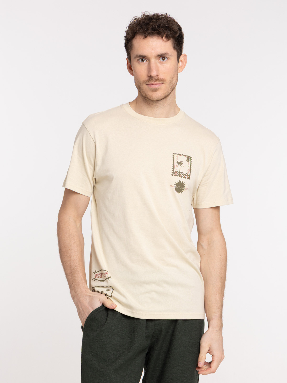 Tee-shirt col rond motifs homme Tee-shirt col rond motifs homme