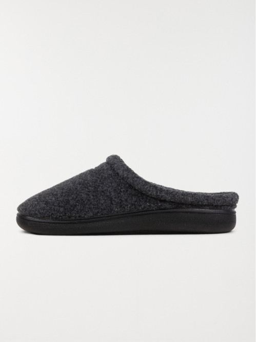 Chausson gris cheval brodé homme (40-45) Chausson gris cheval brodé homme (40-45)