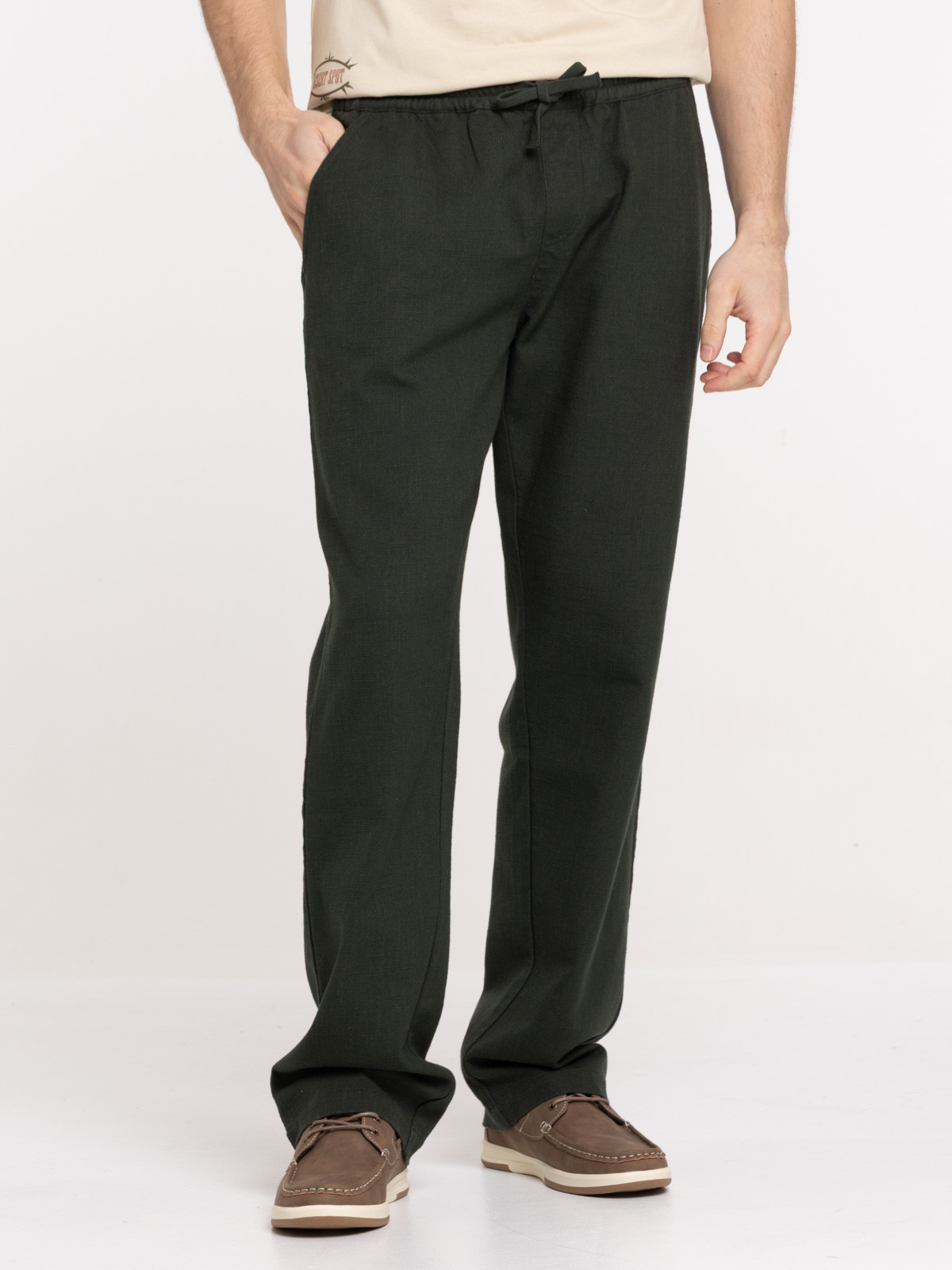 Pantalon empire taille élastiquée homme