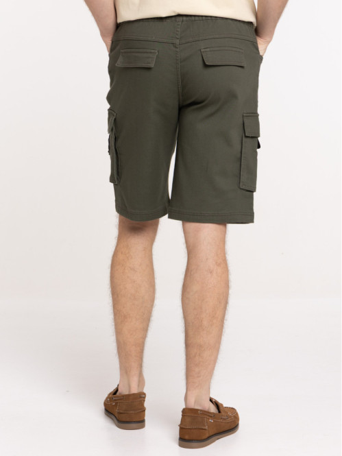 Bermuda cargo kaki quite homme