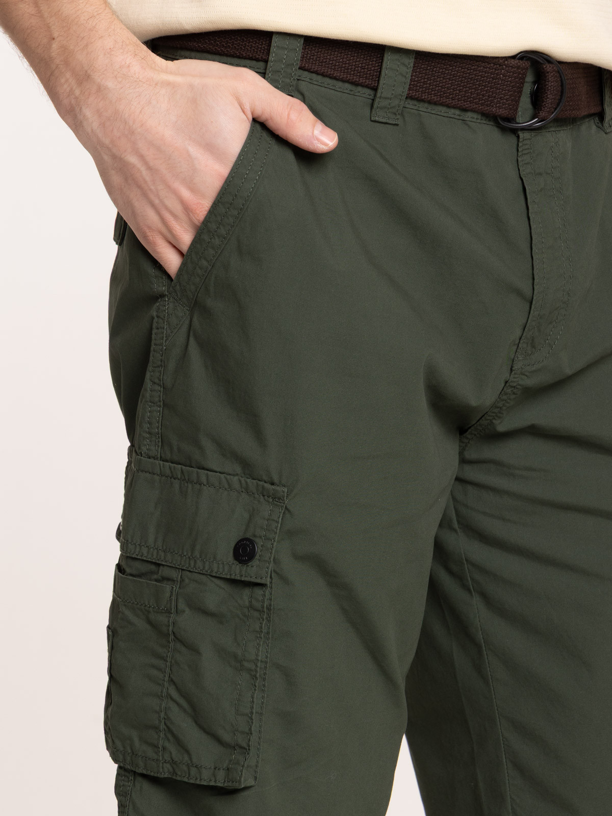 Bermuda cargo avec ceinture homme