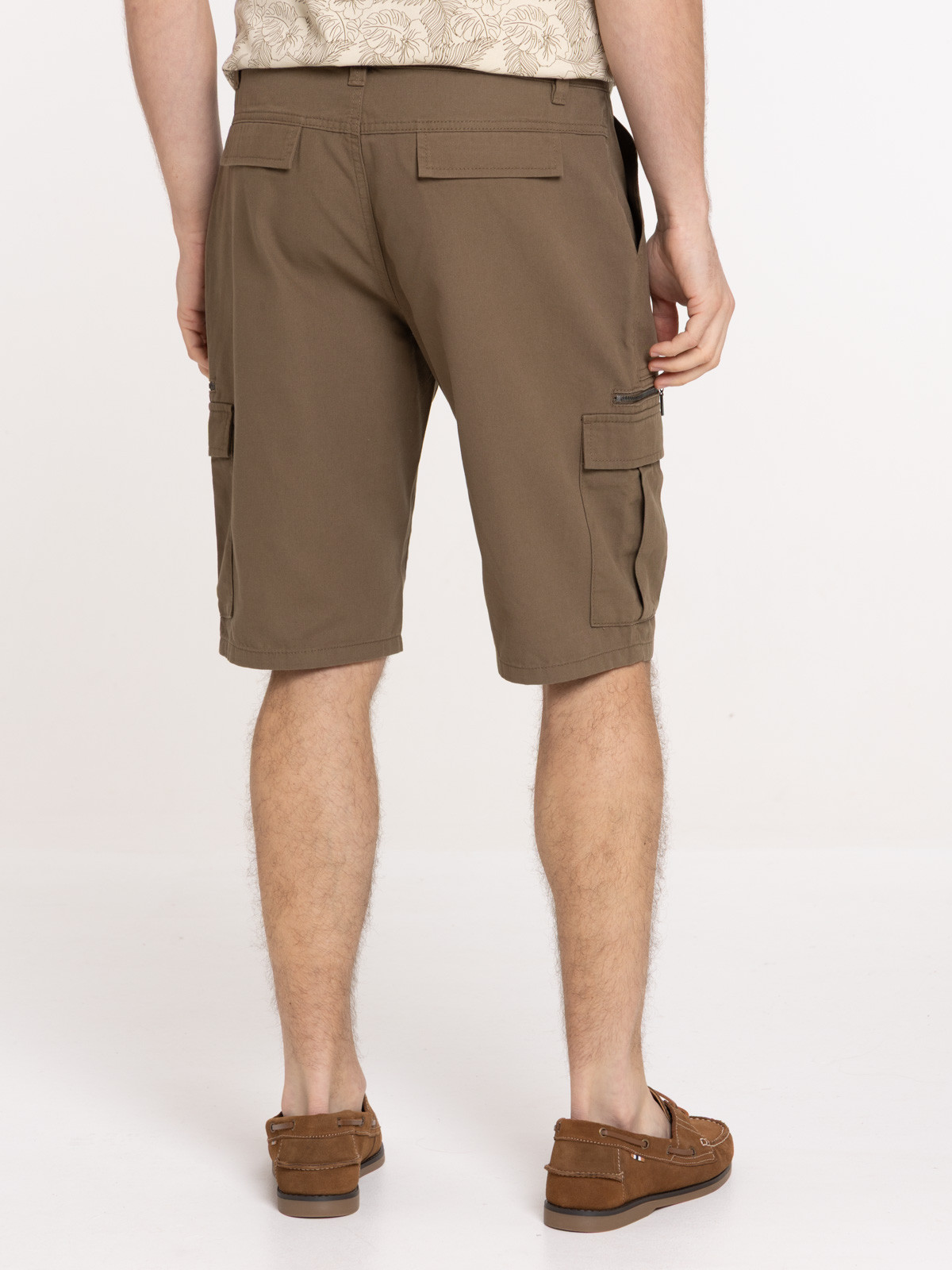 Bermuda cargo coloris earth homme