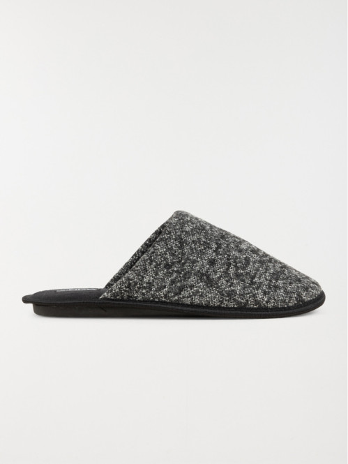 Chaussons mules noirs homme...