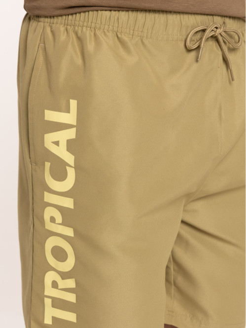 Short de bain tropical homme