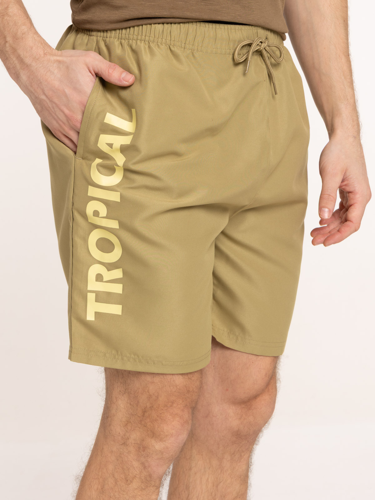 Short de bain tropical homme