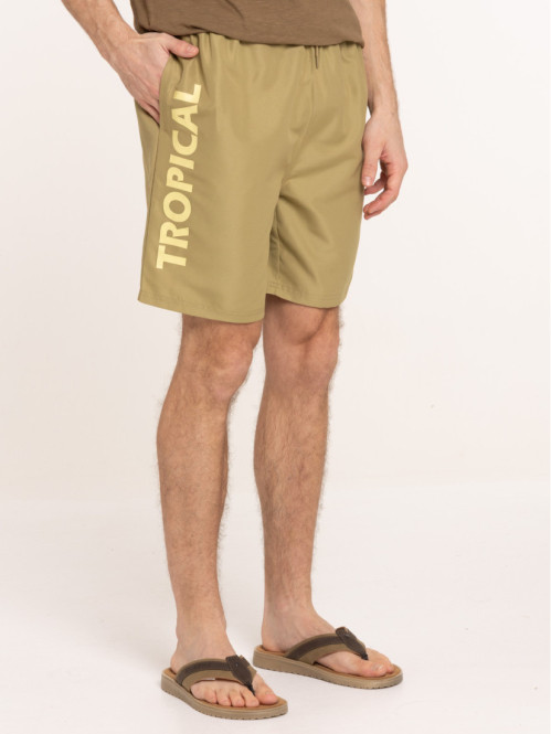 Short de bain tropical homme