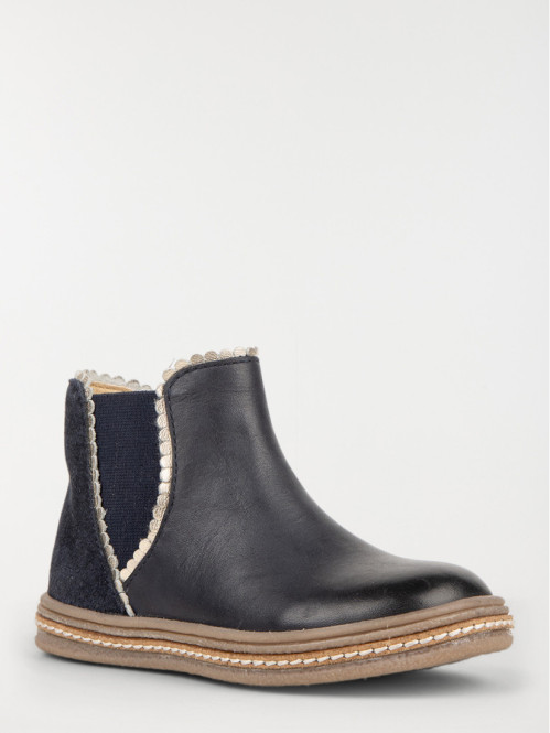 Bottines navy fille (31-35)
