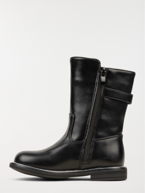 Bottes noires bride coeur...