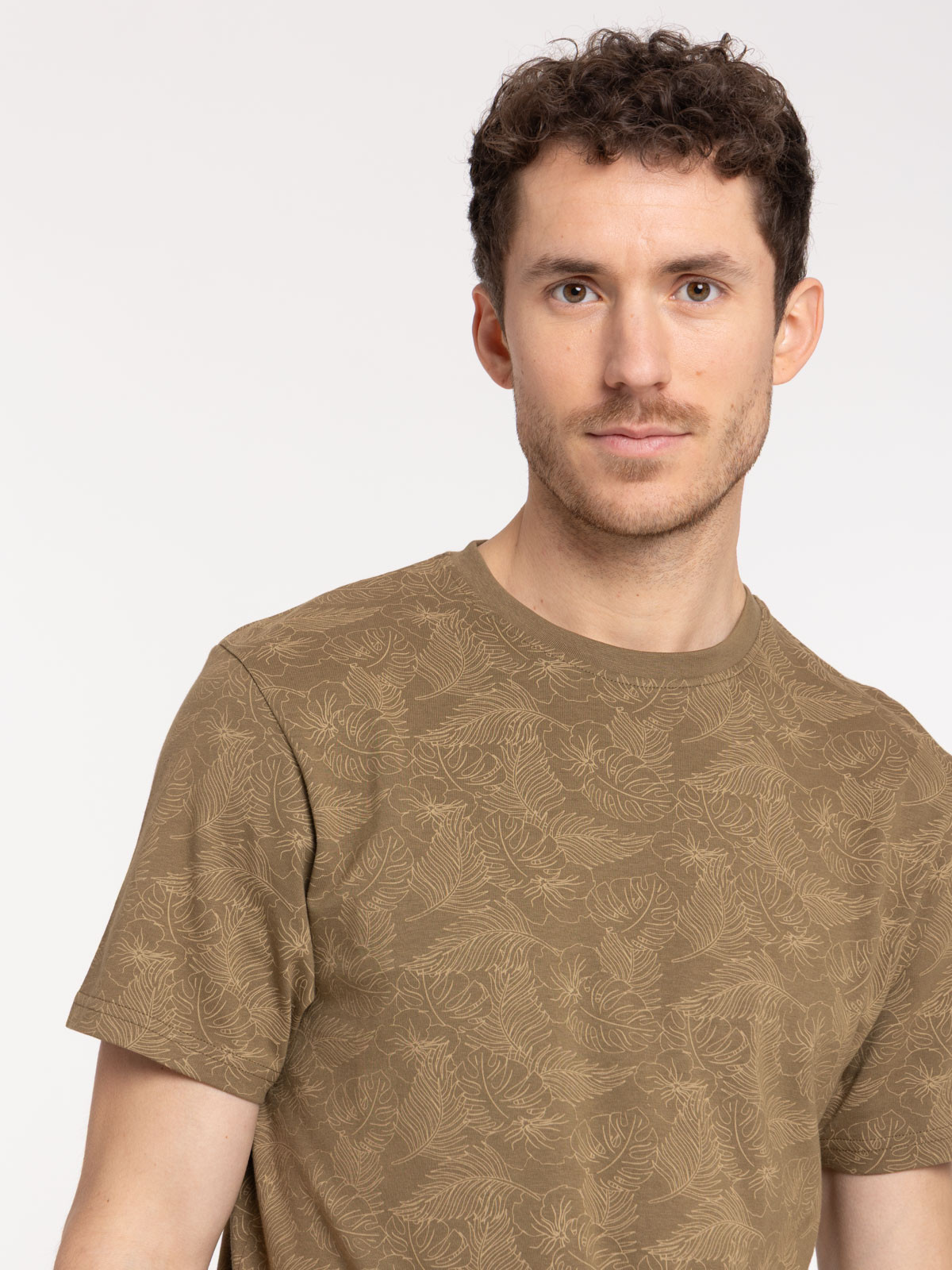 T-shirt imprimé feuillage homme T-shirt imprimé feuillage homme